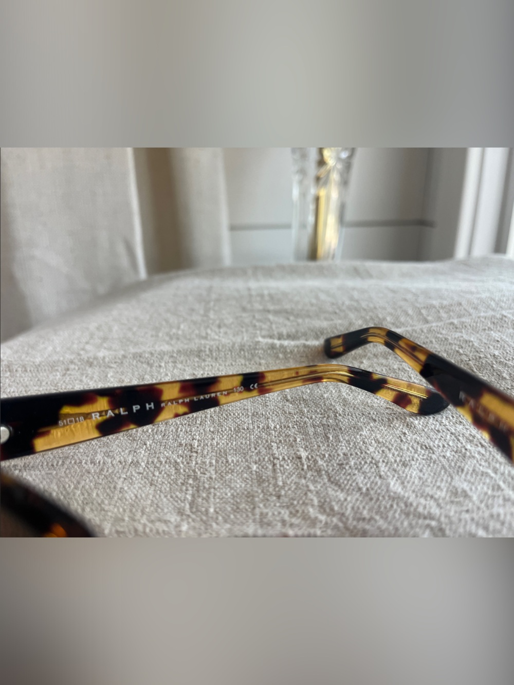 Ralph Lauren Tortoise Shell Brown & Amber Sunglasses - Picture 2 of 7